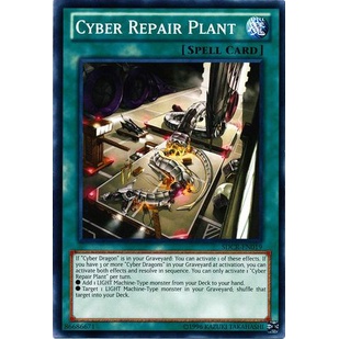 Thẻ bài Yugioh - TCG - Cyber Repair Plant / SDCR-EN019'