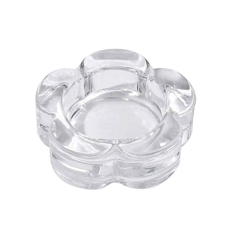 Youyo Cốc Pha Lê Acrylic Đựng Bột Lỏng Làm Móng Tay Có Nắp Hình Vương Miện