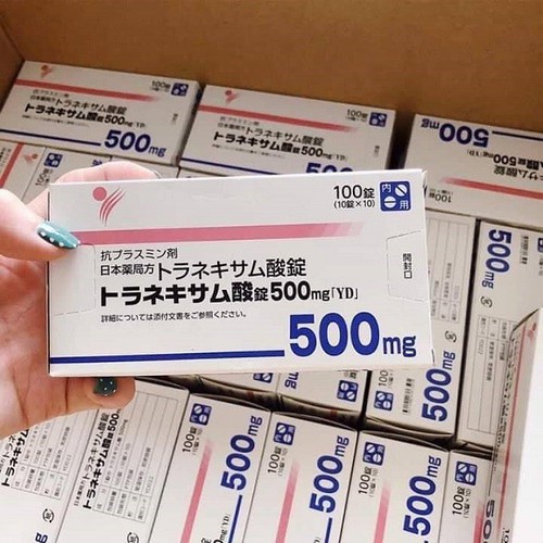 Viên uống ngừa nám trắng da Transamin 500mg cao cấp
