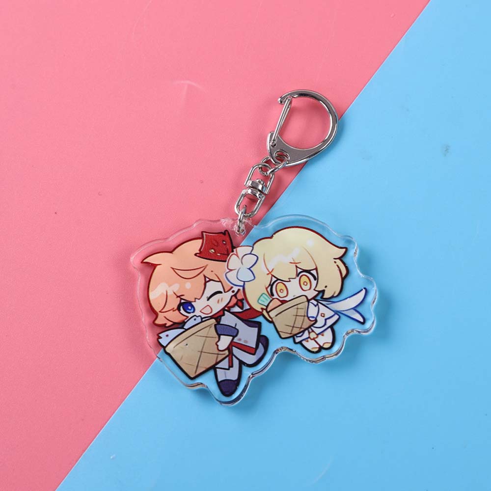 Móc Khóa Acrylic Họa Tiết Anime Dễ Thương