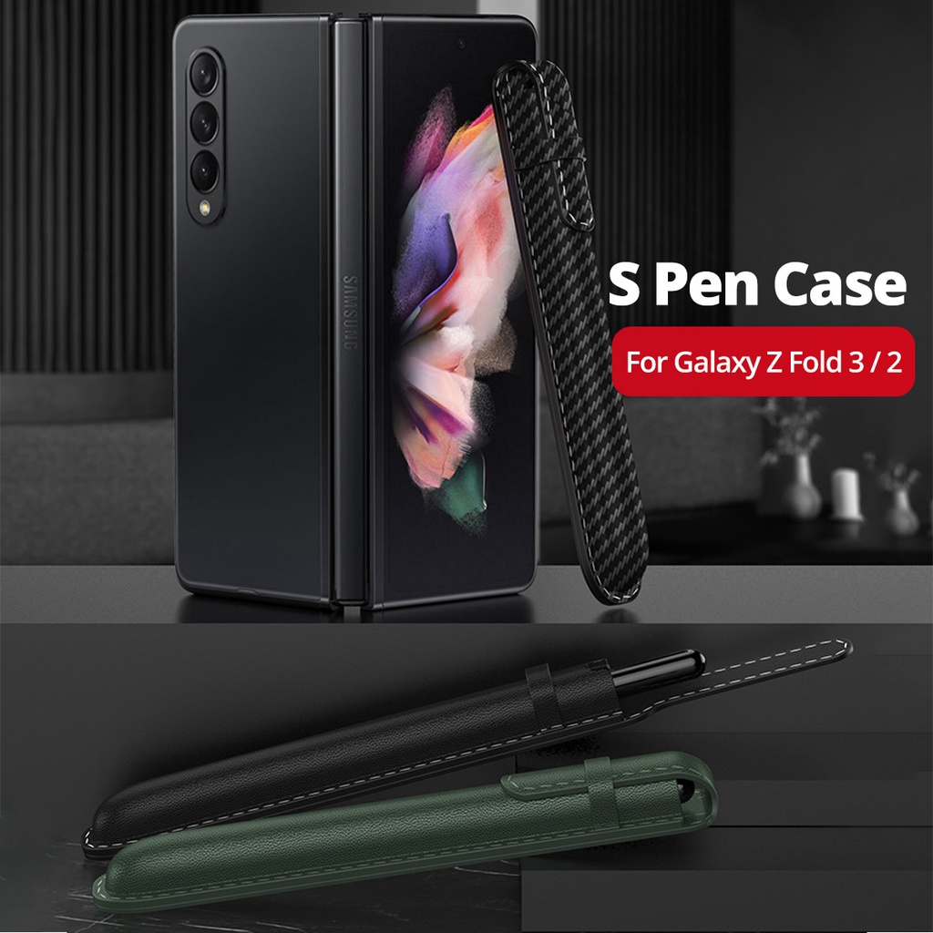 Túi Da Đựng Bút Cảm Ứng Cho Samsung Galaxy Z Fold 4 3 2 S