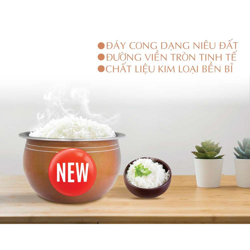 Nồi cơm điện lòng niêu Magic Korea A87 | Dung Tích 2L | Công Suất 700W | Tặng Bộ Dao Làm Bếp 5 Món