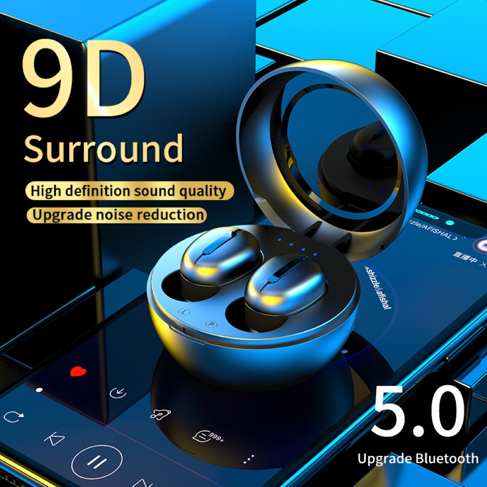 Tai Nghe Bluetooth 5.0 ko dây Mini S8 Chống Nước Âm Thanh Stereo Cho ĐT táo