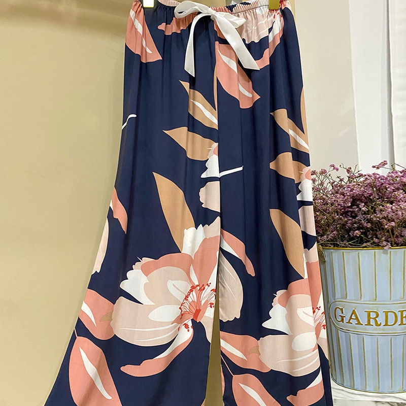 Quần Ngủ Ống Rộng Chất Liệu Sợi Viscose Mỏng Cao Cấp | BigBuy360 - bigbuy360.vn