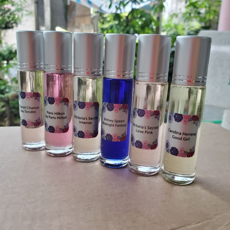 6 chai nước hoa tinh dầu Pháp