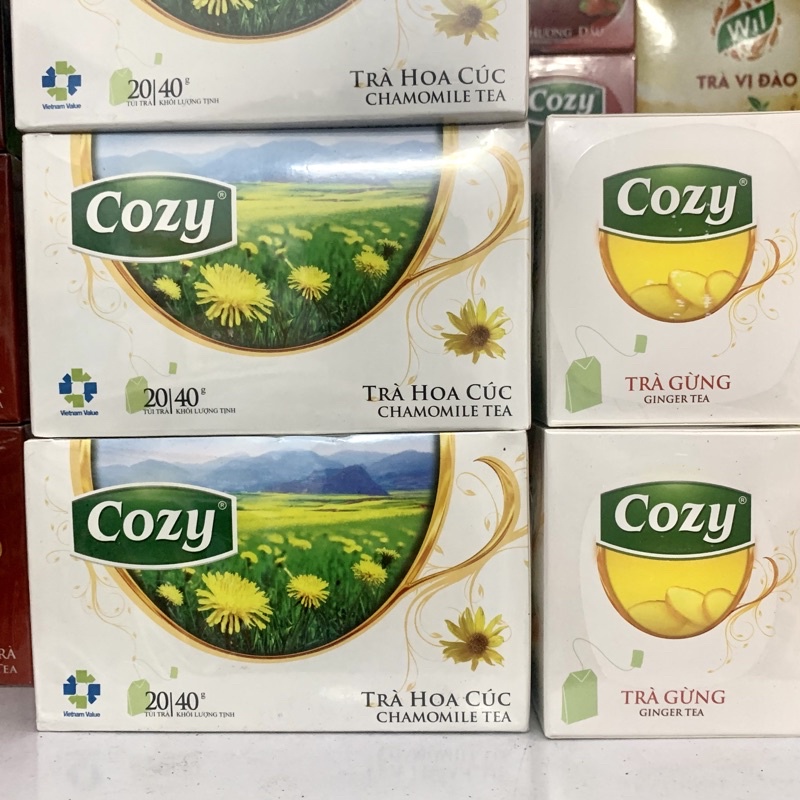 Trà Cozy Trà Túi lọc Hoa Cúc (2g x 20 gói/hộp)