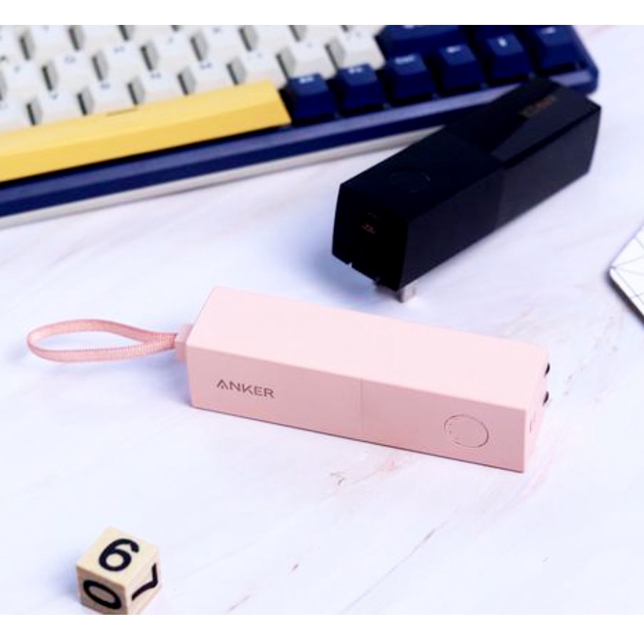 Củ Sạc Anker A1633 Kiêm Pin Dự Phòng Thỏi Son 5000mAh, 1 Cổng Type C Sạc Nhanh PD 20W,Cho 13 Pro Max 12 Pro 11 Xs 8P vv…