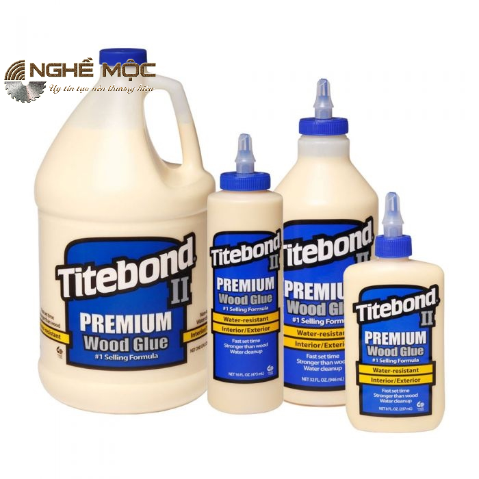 Keo dán gỗ chuyên nghiệp Titebond II  chính hãng Nghề Mộc