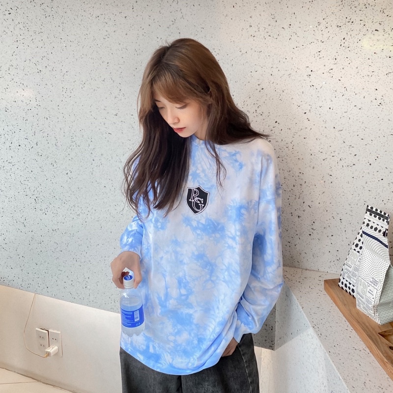 Áo thun tay dài loang REGODS unisex form rộng ( REGODS LONGSLEEVE TYEDYE ) | BigBuy360 - bigbuy360.vn