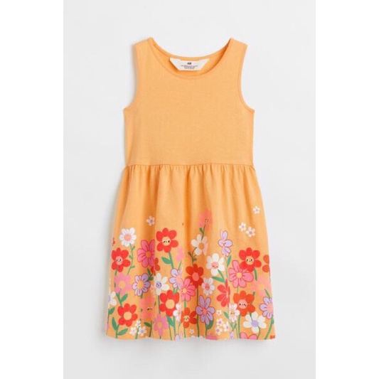 Váy sát nách cotton bé gái vợt sale