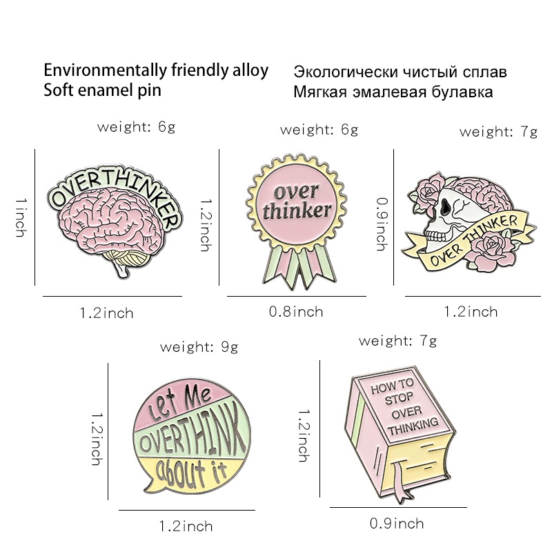 Huy Hiệu Cài Áo Hình Bộ Não Độc Đáo