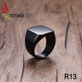 Nhẫn nam titanium, nhẫn nam phong cách size 11