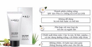 Kem chống nắng lanci