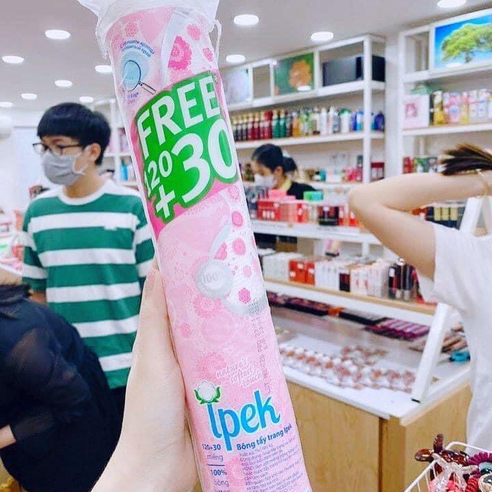 [Mã SRJULY1619 giảm 15K đơn 50K] Bông tẩy trang IPEK 150 miếng - Nhập khẩu chính hãng từ Thổ Nhĩ Kỳ | BigBuy360 - bigbuy360.vn
