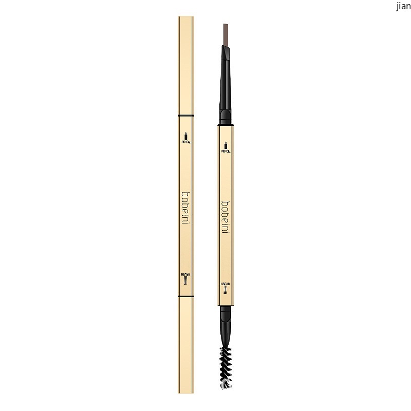 Bút Chì Kẻ Lông Mày Hai Đầu Tam Giác Siêu Mịn Kháng Nước Chống Mồ Hôi Lâu Trôi Không Lem Nhòe