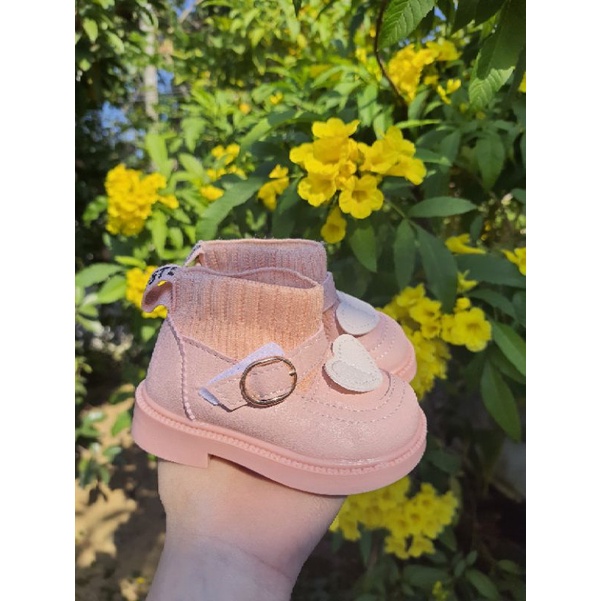 Giày búp bê bé gái-giày boot cao cổ cho bé gái-Hàng Quảng Châu full hộp