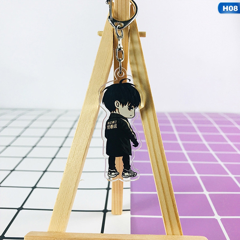 flowersqueen Móc khóa hình nhân vật hoạt hình 19 Days Old Xian Hetian Jian Yi độc đáo dễ thương