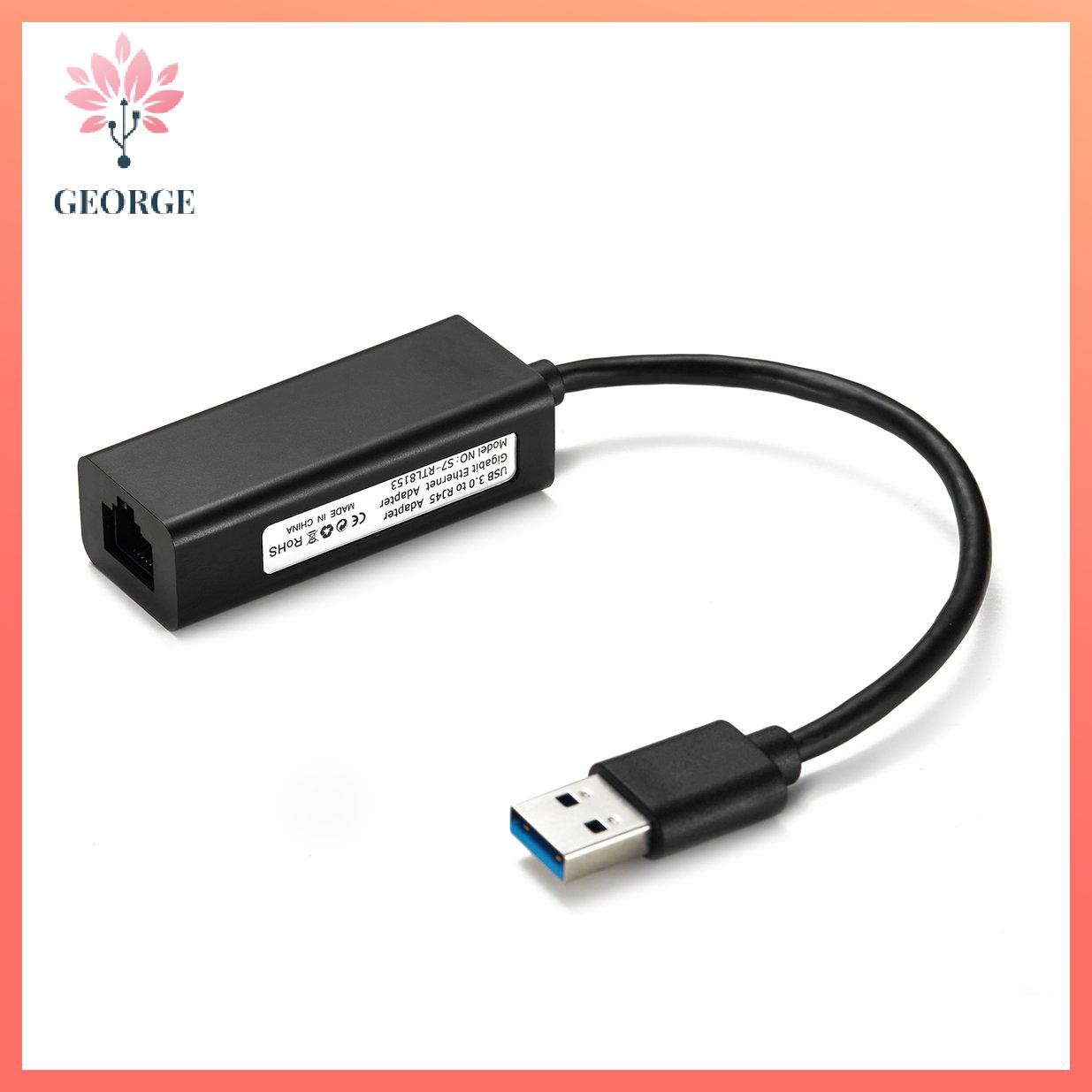 [G]Đầu chuyển USB ra Lan 2.0 - Cáp chuyển USB sang đầu cắm dây mạng, Bộ chuyển đổi USB ra LAN RJ45 USB 2.0 to fast Ethernet