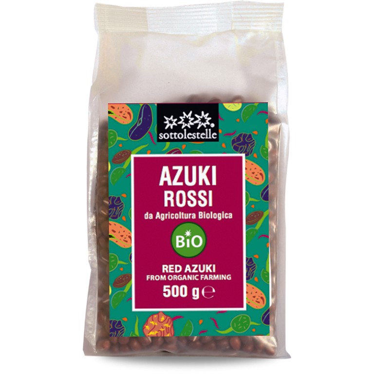 Hạt Đậu Đỏ Azuki hữu cơ Sottolestelle 500g