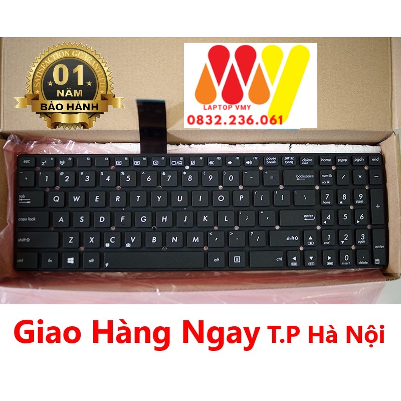 Bàn phím laptop Asus A55V A55VM A55VD A55XL A55DE- BẢO HÀNH 6 THÁNG