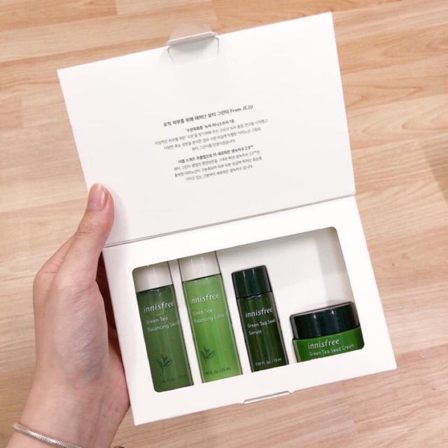 Bộ dưỡng trà xanh Innisfree green tea special kit EX