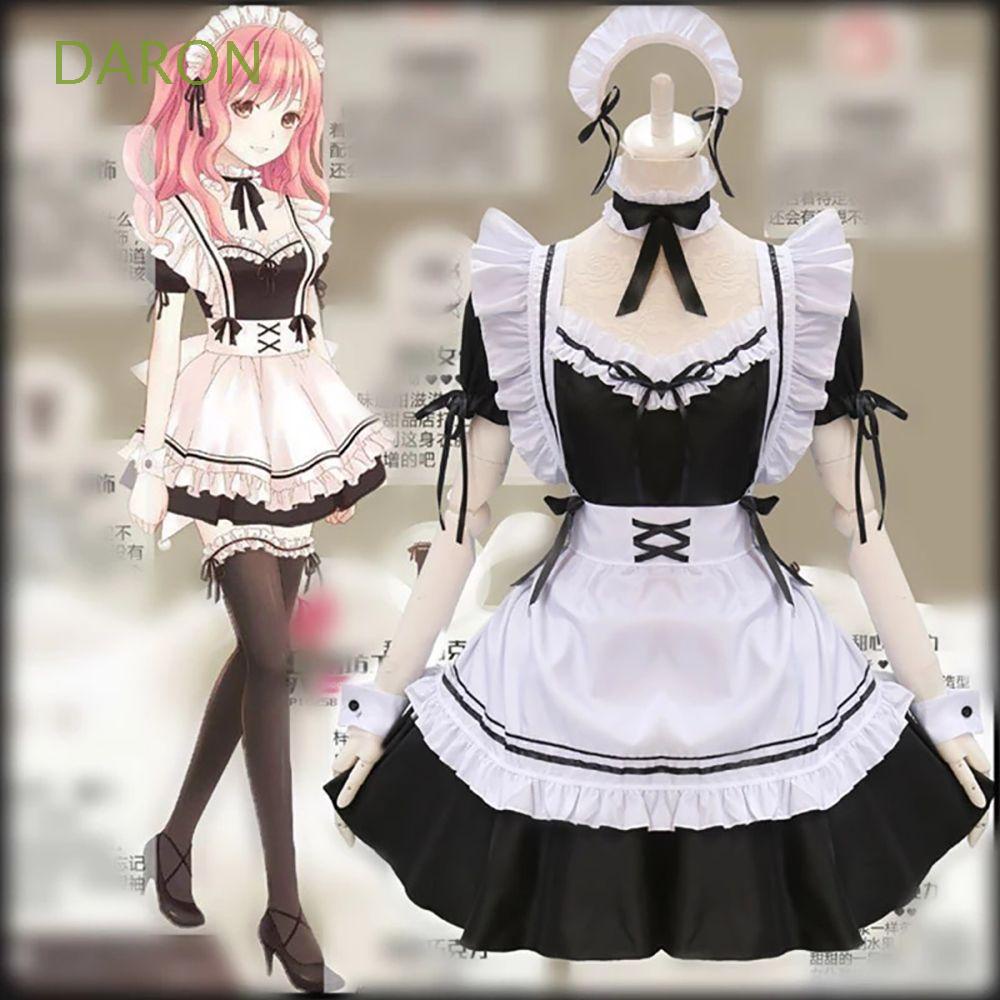 Đồng Phục Hóa Trang Người Hầu Phong Cách Lolita Nhật Bản Dễ Thương Cho Nữ