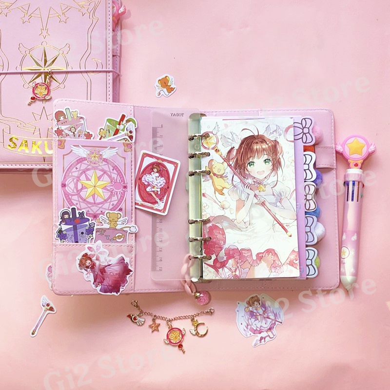 Sổ tay ghi chép Sakura Thủ Lĩnh Thẻ Bài (Cardcaptor Sakura) xinh xắn, siêu rẻ