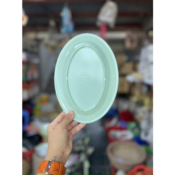 ĐĨA BẦU DỤC HÀNG NHỰA FATACO GIẢ MEN MÀU XANH NGỌC