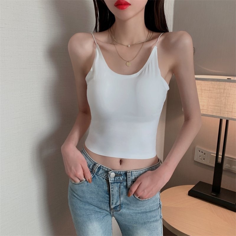 Áo lót hai dây hở lưng không đường may phong cách quyến rũ