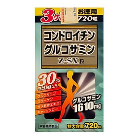 Chondroitin glucosamine Z-SX - Hỗ trợ tăng cường khả năng bôi trơn của dịch khớp (720 Viên)