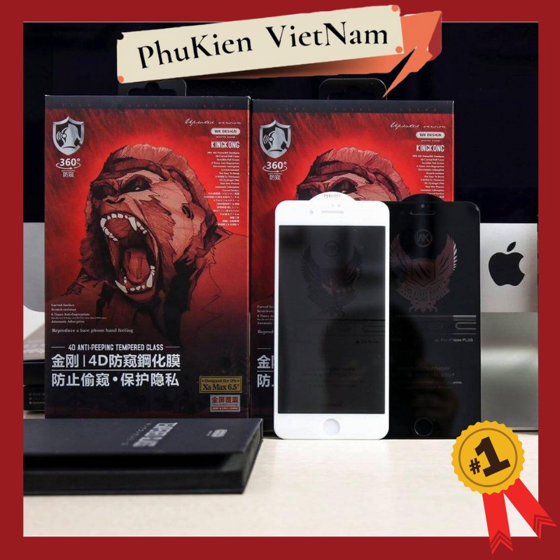 [ Đã có 12/13 ] Kính cường lực chống nhìn trộm King Kong ✔️ Hàng chính hãng ✔️