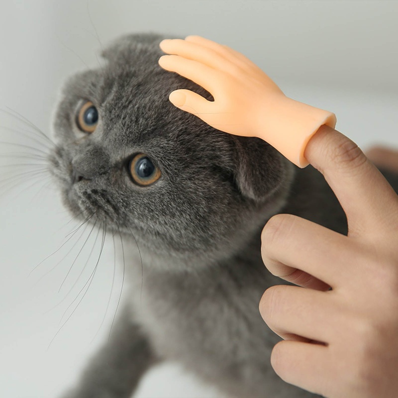 Whi 4/10Pcs Little Hands Model for Doll Universal Finger Puppet Children Role for Pl