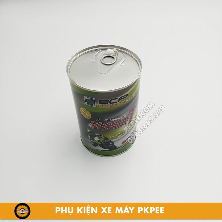 Nhớt BCP SUPER 1 Xe Số, Xe Tay Ga  (PHIÊN BẢN LON - MÙI THƠM DÂU)