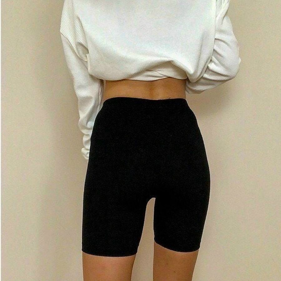 Quần legging nữ lửng đùi dài ngố ngắn cạp cao nâng mông giá rẻ bigsize có túi co giãn ESHOP QL02