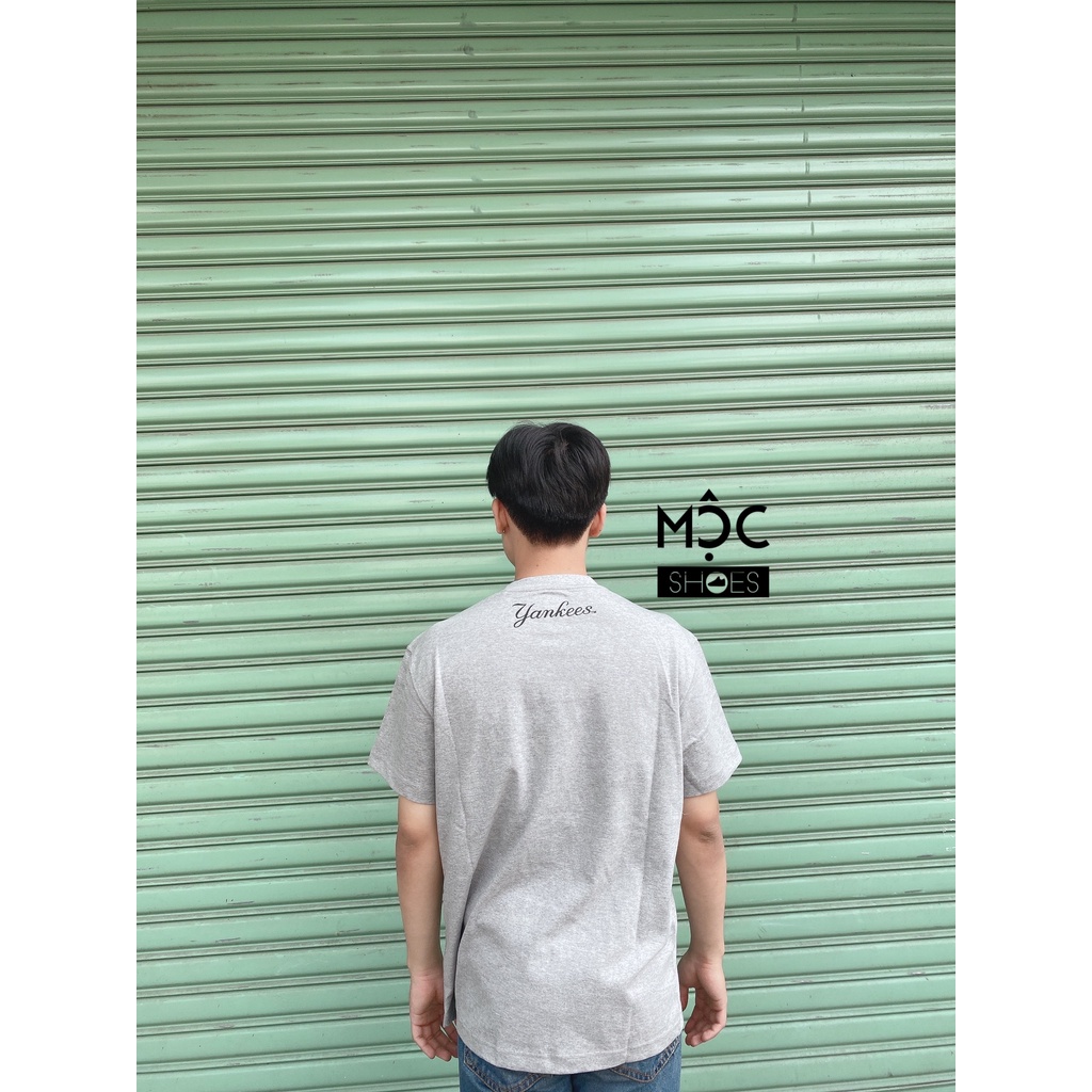 [CHÍNH HÃNG] Áo thun New Era logo Yankees Stadium màu Xám
