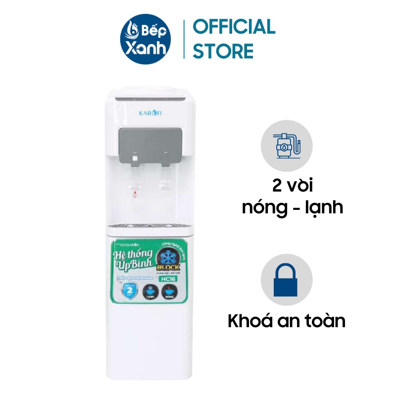 [FREESHIP HCM] Cây Nóng Lạnh Karofi Úp Bình HC16 - Hàng Chính Hãng