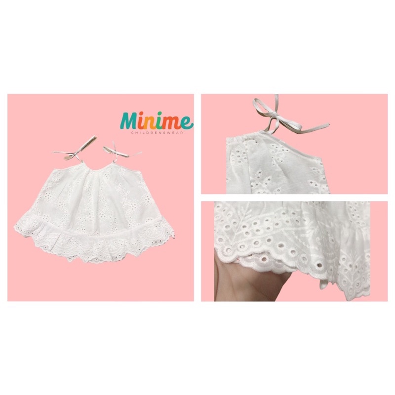 Áo hai dây mùa hè cho bé gái