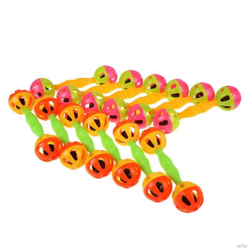 Lục Lạc Cầm Tay Nhiều Màu Sắc Bằng Nhựa Cho Bé