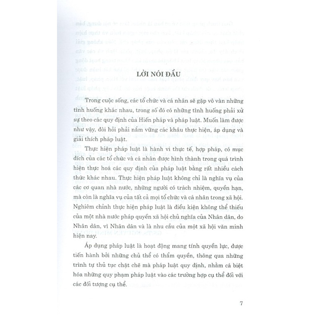 Sách - Thực Hiện, Áp Dụng Và Giải Thích Pháp Luật Ở Việt Nam | BigBuy360 - bigbuy360.vn