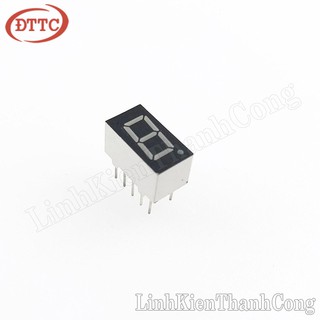 LED 7 thanh 0.36inch 1 số màu đỏ (Anot chung)