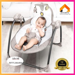 Nôi rung, có nhạc tự động, rung lắc – nôi điện rung tự động cao cấp – h092