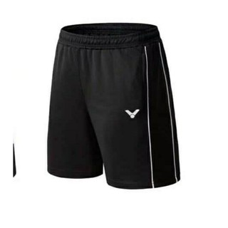 Quần cầu lông lửng Victor thun dù - Đen
