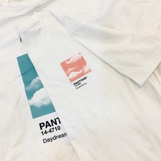 Áo thun unisex LOGO PANTONE màu trắng - goodtimes.sg