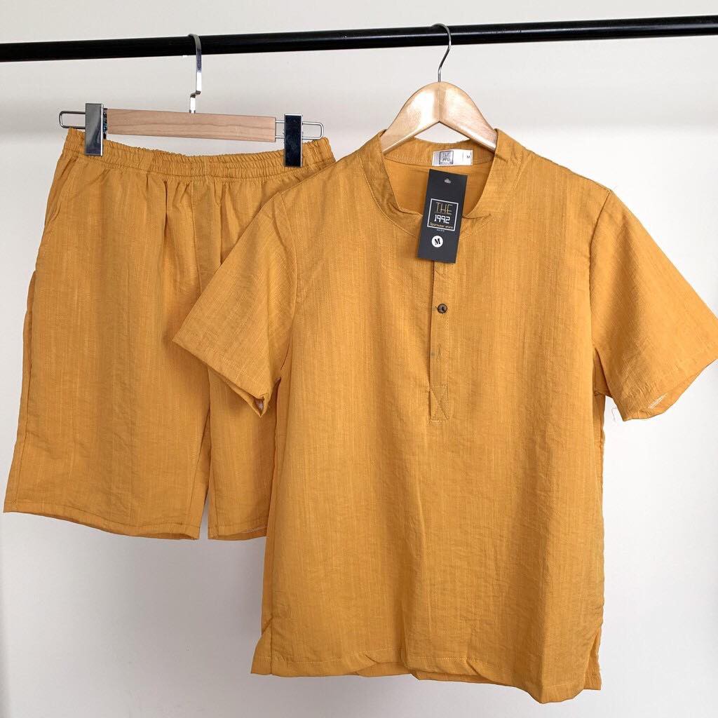 [MÃ ADAM88 GIẢM 10k đơn 200k] Bộ Quần Áo Đũi Nam Vải Dày Dặn, Co Giãn, Thoáng Mát, Trẻ Trung, Thoải Mái - Adam Store | BigBuy360 - bigbuy360.vn