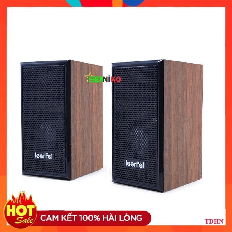 [Mã ELHACE giảm 4% đơn 300K] [Hãng] Loa gỗ ARIGATO FT 102 - loa leerfei 1017 dùng cho máy tính , điện thoại