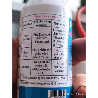 Thuốc diệt muỗi Map Permethrin 50EC (chai 100ml)