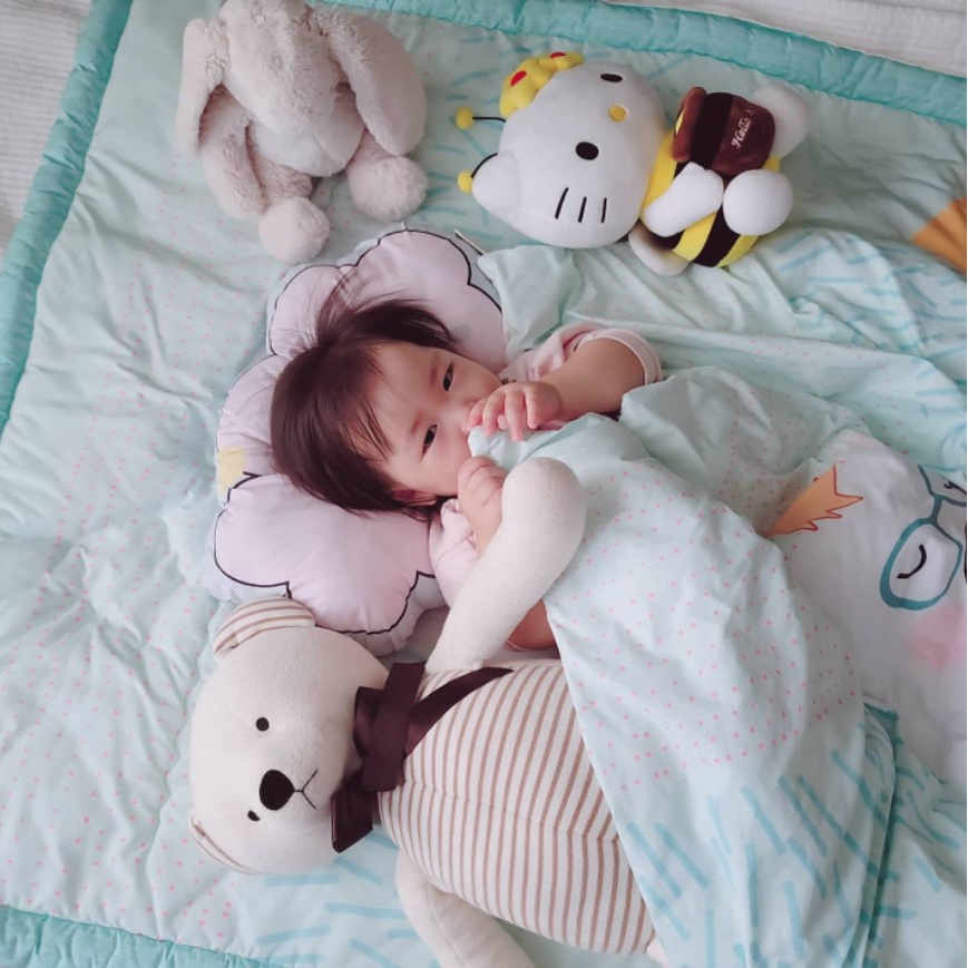 Thảm trải chần bông Dream mềm mại êm ái cho bé từ sơ sinh-6 tuổi nhập khẩu Bonitabebe HQ