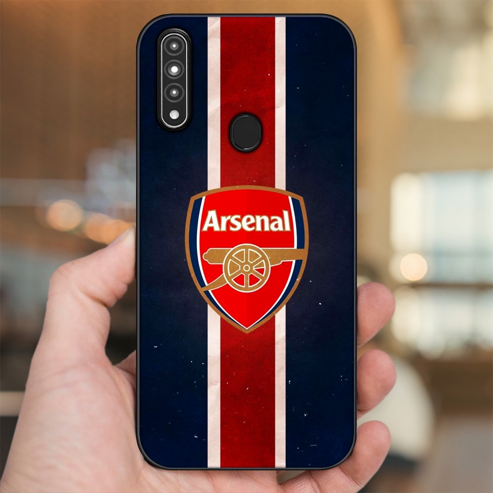 Ốp lưng Oppo A31, A8 viền đen in hình Arsenal FC