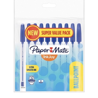Set 10 cây bút bi Paper Mate 2005655 InkJoy 50ST, (1.0mm), Màu xanh lam- hàng nhập Mỹ