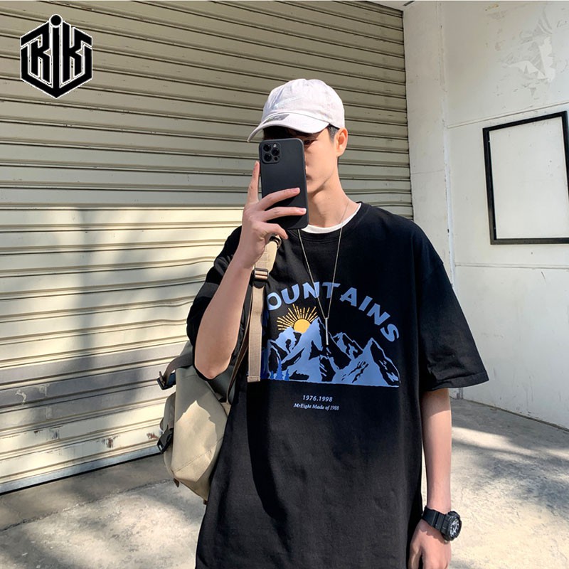 Áo phông form rộng tay lỡ unisex nam nữ oversize ATL144 | BigBuy360 - bigbuy360.vn